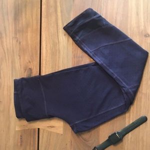 Dark Purple capri Lululemons